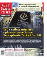 okłada najnowszego numeru Gazeta Polska Codziennie