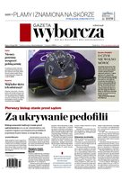 okłada najnowszego numeru Gazeta Wyborcza - Warszawa