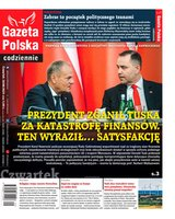 okłada najnowszego numeru Gazeta Polska Codziennie