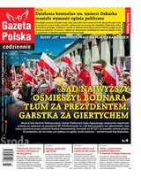 okłada najnowszego numeru Gazeta Polska Codziennie