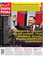 okłada najnowszego numeru Gazeta Polska Codziennie