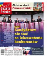 okłada najnowszego numeru Gazeta Polska Codziennie