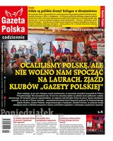 okłada najnowszego numeru Gazeta Polska Codziennie