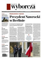 okłada najnowszego numeru Gazeta Wyborcza - Warszawa