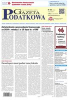 widok pierwszej strony Gazeta Podatkowa