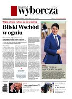 okłada najnowszego numeru Gazeta Wyborcza - Warszawa