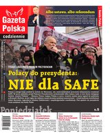 okłada najnowszego numeru Gazeta Polska Codziennie