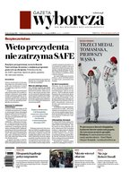 okłada najnowszego numeru Gazeta Wyborcza - Warszawa