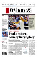 okłada najnowszego numeru Gazeta Wyborcza - Warszawa