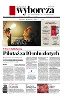 okłada najnowszego numeru Gazeta Wyborcza - Warszawa