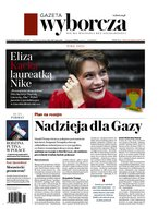okłada najnowszego numeru Gazeta Wyborcza - Warszawa