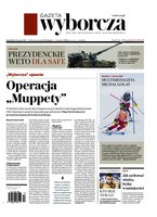 okłada najnowszego numeru Gazeta Wyborcza - Warszawa