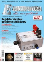 okłada najnowszego numeru Elektronika Dla Wszystkich