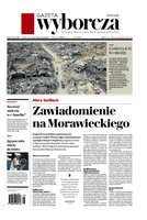 okłada najnowszego numeru Gazeta Wyborcza - Warszawa
