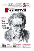okłada najnowszego numeru Gazeta Wyborcza - Warszawa