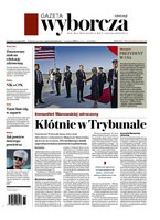 okłada najnowszego numeru Gazeta Wyborcza - Warszawa