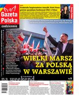 widok pierwszej strony Gazeta Polska Codziennie